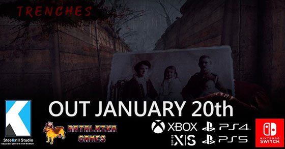 the dark ww1-themed horror survival game trenches is coming to consoles on january 20th 2023