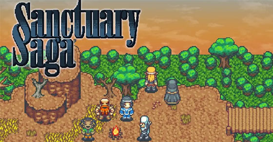 the retro-like arpg sanctuary saga is coming to pc via steam on march 8th 2023