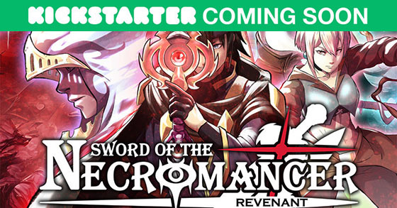 the third-person 3d arpg sword of the necromancer revenant is soon launching its kickstarter campaign