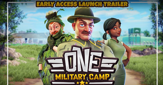 one military camp has just released its early access launch trailer