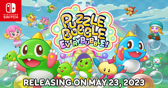 taitos puzzle bobble everybubble is coming to the nintendo switch on may 23rd 2023