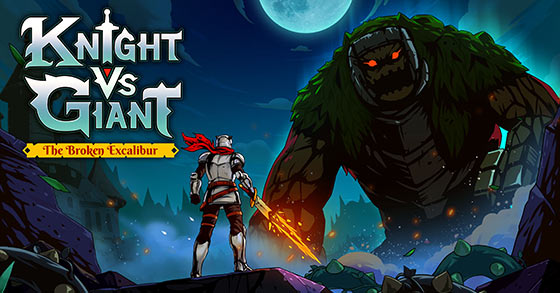 the arthurian roguelite arpg knight vs giant the broken excalibur is coming to pc and consoles in 2023