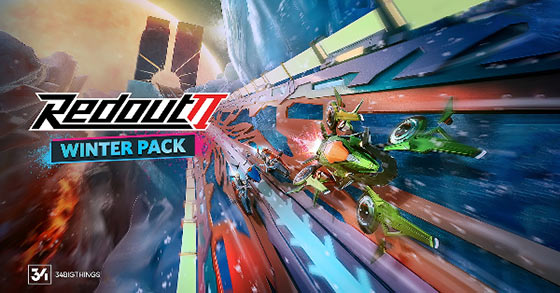 the face-paced anti-gravity racer redout 2 has just released its winter pack dlc for pc and consoles