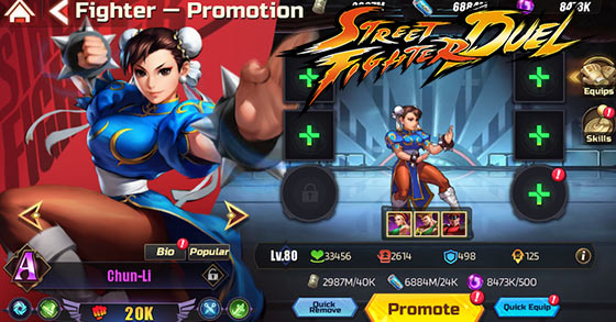 the fighter rpg street fighter duel is now open for pre-registration to ios and android