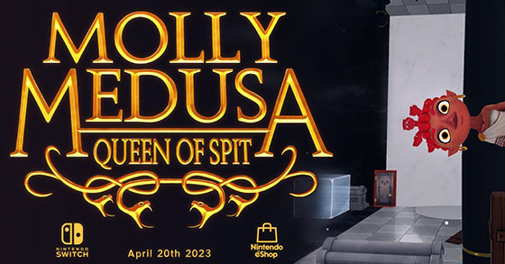 the gravity-bending 3d adventure molly medusa queen of spit is coming to the nintendo switch on april 20th 2023