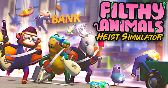 the physics-based co-op game filthy animals heist simulator is coming to pc and consoles in q1 2023