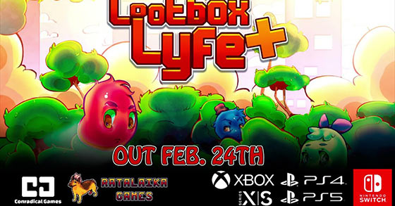 the retro-like metroidvania platformer lootbox lyfe is coming to consoles on february 24th 2023