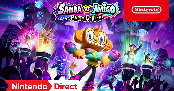 the rhythm action game samba de amigo party central is coming to the nintendo switch this summer 2023