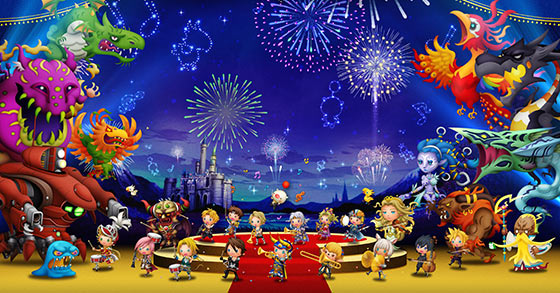 the rhythm action game theatrhythm final bar line is now available for ps4 and the nintendo switch