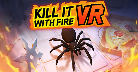 the sinister spider shoot-em-up kill it with fire is coming to pcvr and psvr in 2023