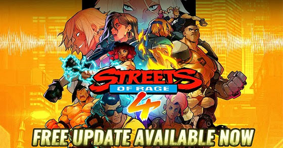 streets of rage 4 has just released its brand-new content update for pc and consoles