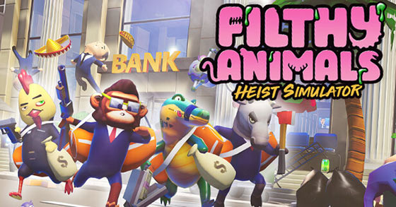 the physics-based co-op game filthy animals heist simulator is coming to pc and consoles on april 4th 2023