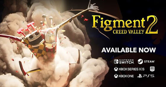 the surreal action-adventure figment 2 creed valley is now available for pc and consoles