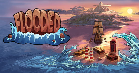 the reverse city-builder flooded is now available for pc via steam and gog