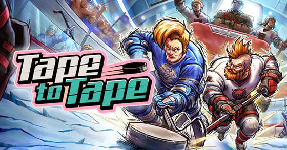 the gorgeous roguelite hockey game tape to tape is now available for pc via steam ea