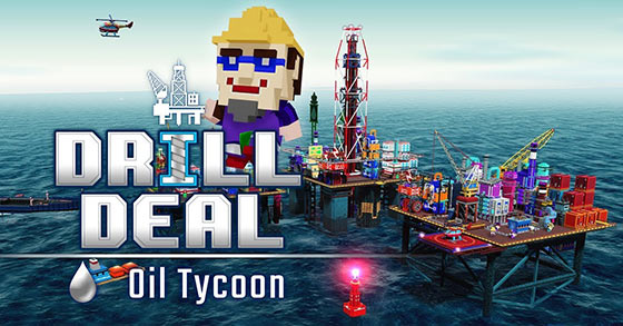 the voxel-based oil tycoon game drill deal is now available playstation and xbox