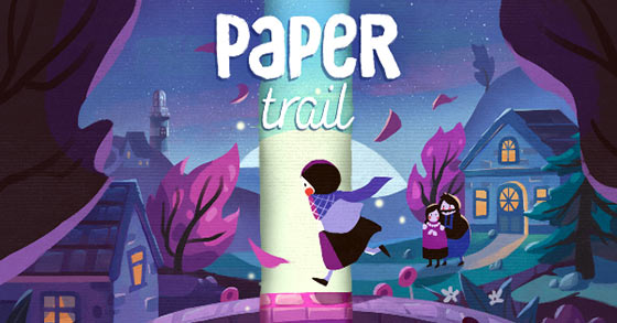 the 2d paper folding puzzle adventure paper trail has just launched its expanded demo via steam