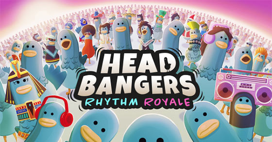 the rhythm-based battle royale game headbangers is coming to pc and consoles on october 31st 2023