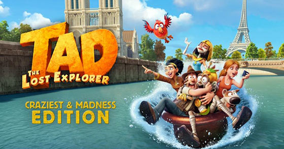tad the lost explorer craziest and madness edition is now digitally and physically available for the switch