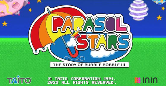 taitos iconic platformer parasol stars is coming digitally to consoles in late 2023