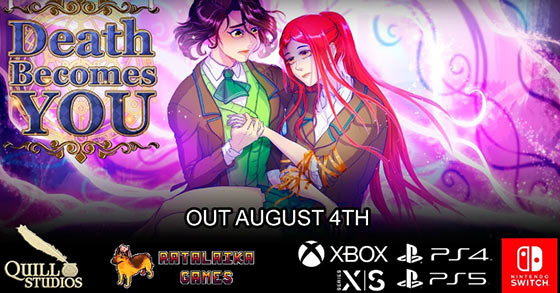 the murder mystery vn death becomes you is coming to consoles on august 4th 2023
