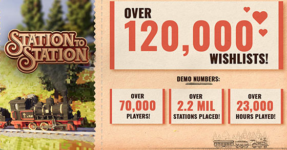 the relaxing minimalist railroad sim station to station has become a huge success story on steam