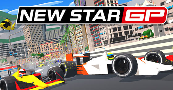 the retro-like arcade racing game new star gp is coming to pc via steam ea on august 8th 2023