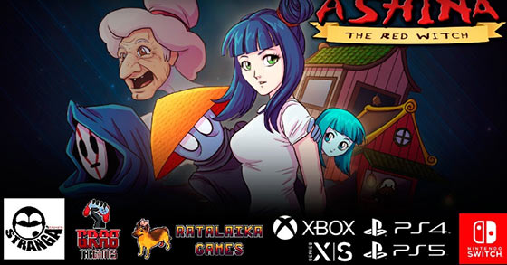 the exploration-based adventure game ashina the red witch is now available for consoles