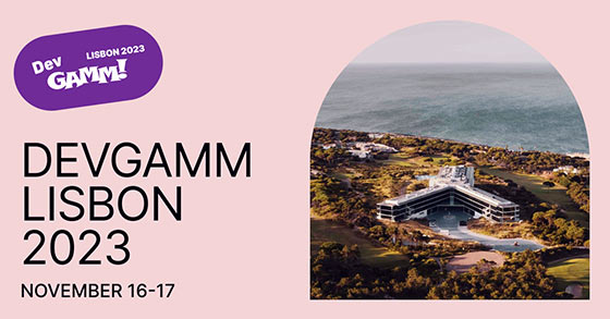 the devgamm conference is making its debut in lisbon on november 16th 2023