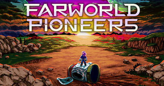 the open-world 2d side-scrolling survival game farworld pioneers is now available for playstation