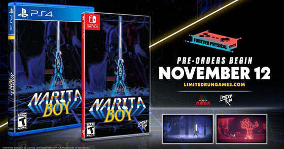 narita boy is coming physically to the ps4 and nintendo switch in eu in early 2024
