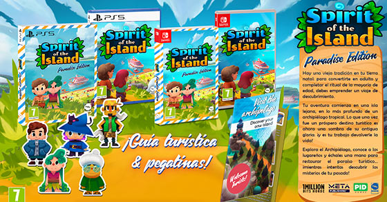 spirit of the island paradise edition is now physically available for the ps5 and nintendo switch in eu