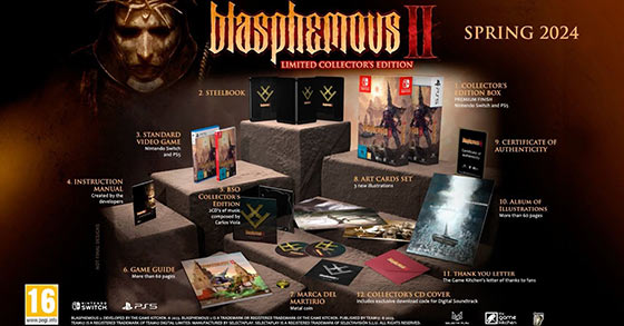 blasphemous 2 is getting a physical collectors edition for consoles in 2024