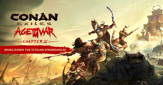 conan exiles has just launched the third chapter of age of war