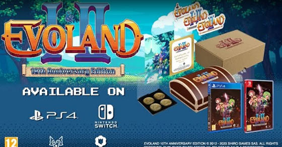 evoland 10th anniversary edition is now physically available for the nintendo switch and ps4 in eu