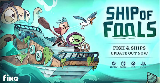 ship of fools has just released its fish and ships content update for consoles