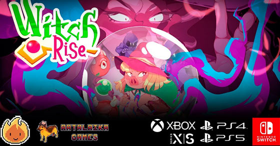 the retro-like first person action game witch rise is coming to consoles on january 26th 2024
