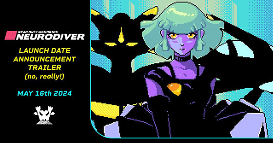 read only memories neurodiver is oming to pc and consoles on may 16th 2024