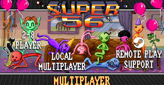 super-56 has just dropped its multiplayer update for pc via steam