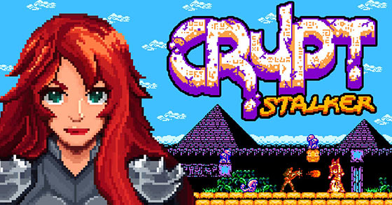 the 8-bit-retro-styled arcade game crypt stalker is now available for the nintendo switch