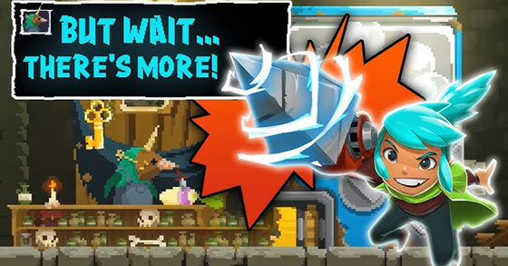 the action-packed 2d adventure pepper grinder has just dropped its new gameplay video