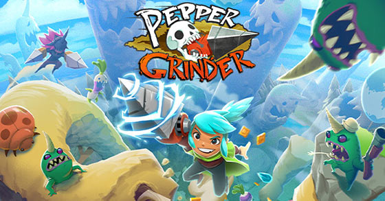 the action-packed 2d adventure pepper grinder-is now available for pc and the nintendo switch