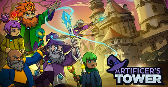 the cozy colony sim tower defense game artificers tower is coming to pc via steam on april 18th 2024