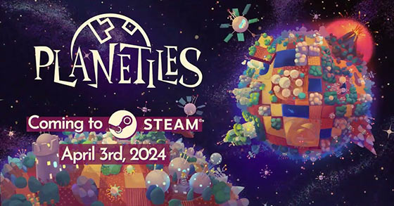 the cozy sci-fi strategy citybuilder planetiles is coming to pc via steam on april 3rd 2024