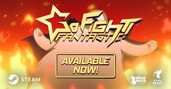 the hand-drawn hack-and-slash adventure go fight fantastic is now available for pc via steam
