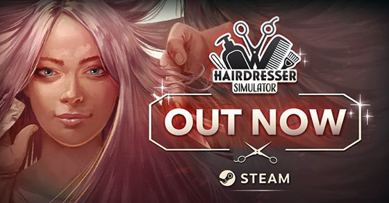 the stylish-hairdresser sim hairdresser simulator is now available for pc via steam