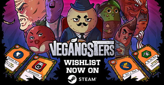 the vegetables-themed turn-based strategy game vegangsters is coming to pc via steam in 2024