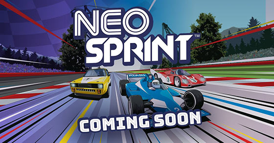 ataris isometric arcade racer-neosprint-is coing to pc and consoles this summer 2024