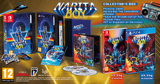 narita boy is now physically available for the ps4 and nintendo switch in eu