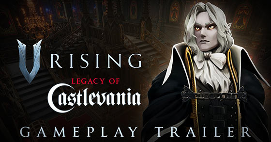 v rising has just released its legacy of castlevania gameplay trailer